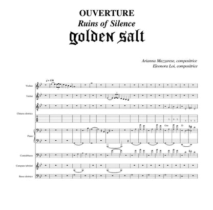 Ouverture (Ruins of Silence) - Golden Salt | Sheet Music